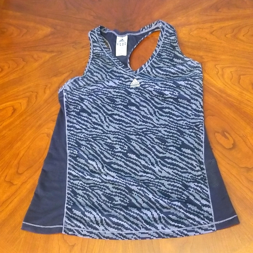 ADIDAS techfit zebra tank top